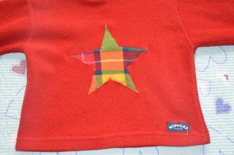 Teplá fleesová mikina s kapucí s ouškama, 92