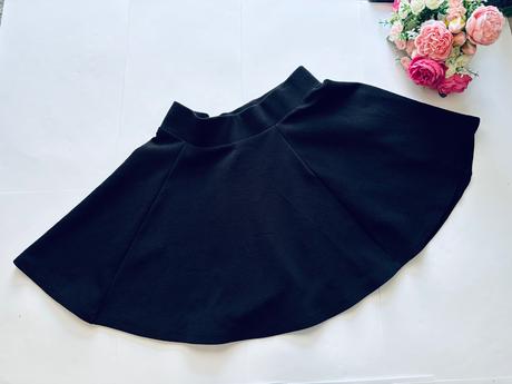 Sukně černá kolová - v.12/13 let, new look,158