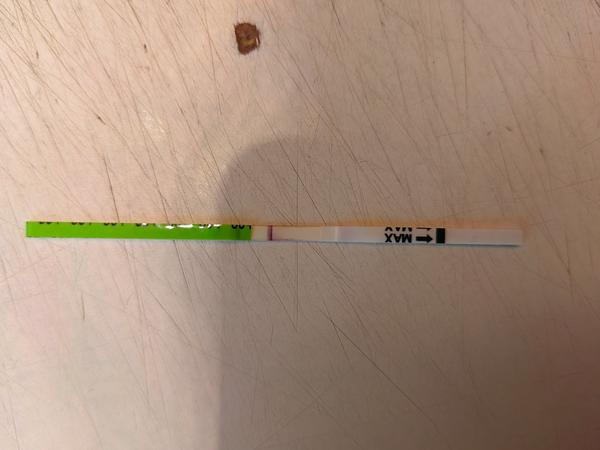 Test 9 dní po styku: Růžový výtok a výsledek testu?