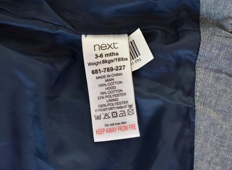 Zateplená vesta vel. 3 - 6 m, next,68