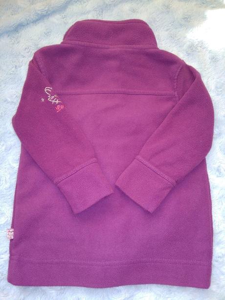 Fialová mikina fleece s kočkou vel.92, kiki&koko,92