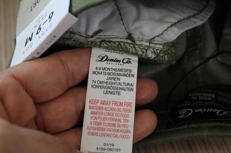 Kraťasy vel. 6 - 9 m, denim co,74