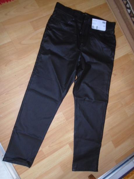 Kalhoty koženka vel 44 push up, f&f,44