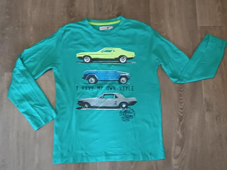 3x chlapecká trika s dlouhým rukávem,vel.152, kugo,152