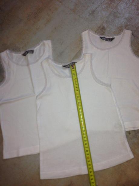 Bavlna krajka tílko lindex 1,5-2roky bílá 92cm, lindex,92