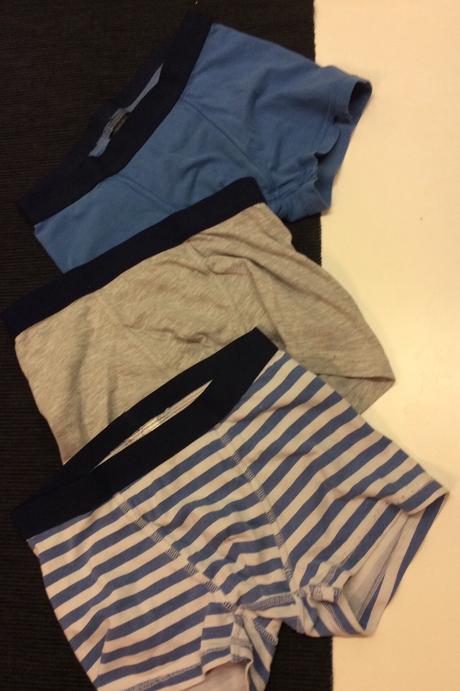 Trojpack trenky -boxerky 122/128, h&m,122