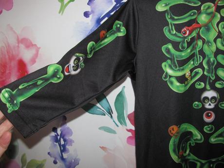 Kostým na karneval-overal kostlivec halloween,