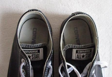 Kožené tenisky converse černé nízké 37,5, converse,38