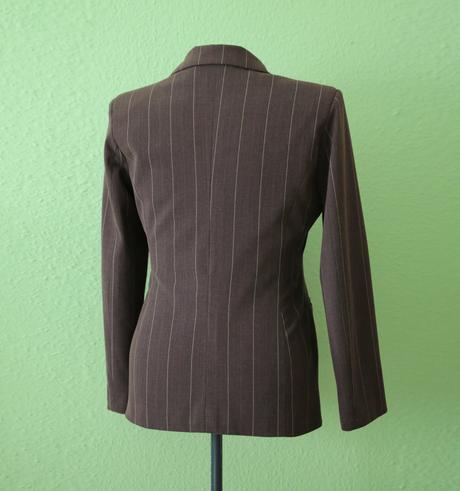 Šedohnědý kalhotový kostýmek vel.42, 42