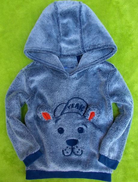 Chlupatková medvídková mikina, ergee,86