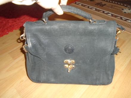 Kožená kabelka aktovka,