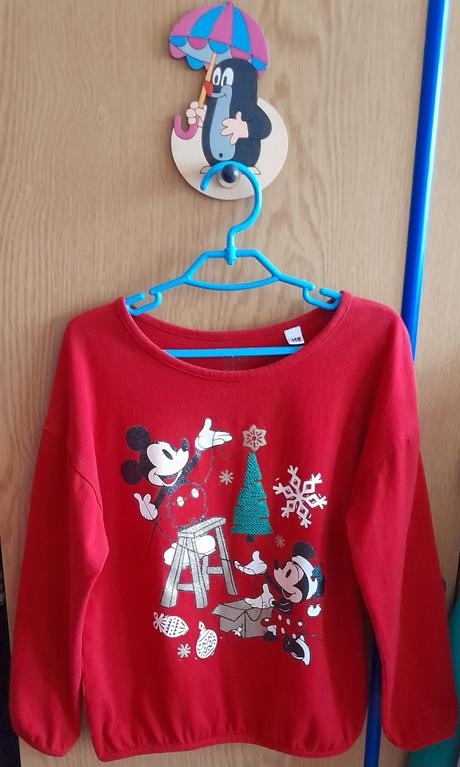 Vánoční tričko disney v.110/116, 110