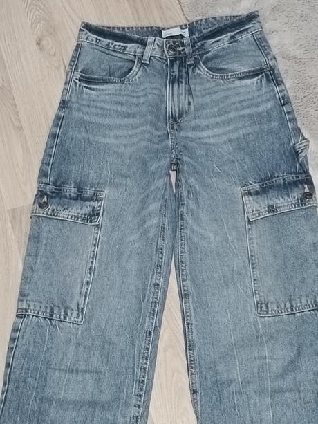 Džíny rifle kapsače, sinsay,34