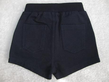Tmavě modré šortky, kraťasy, teplákovina, 56
