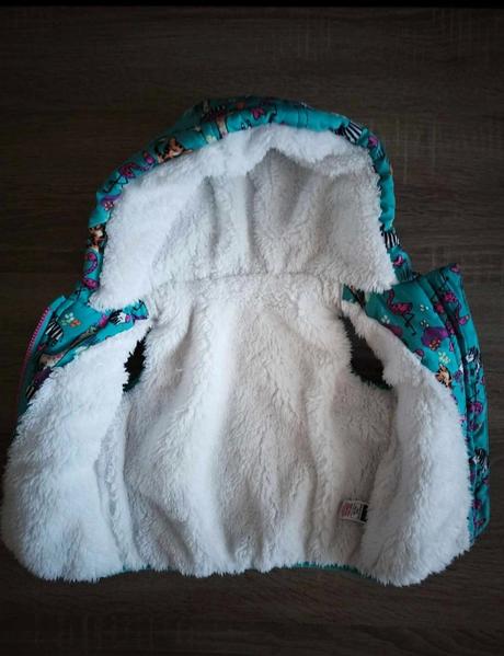 Dívčí zateplená vesta 6-9m, 68
