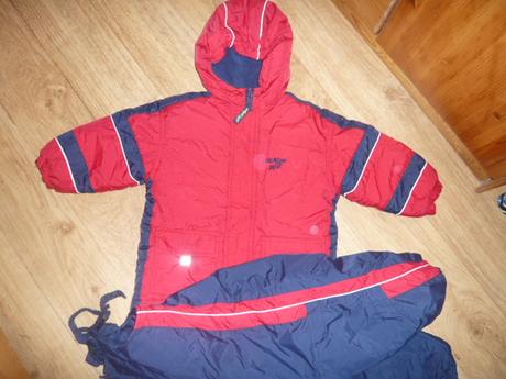 Značková zimní bunda s kalhoty, 92