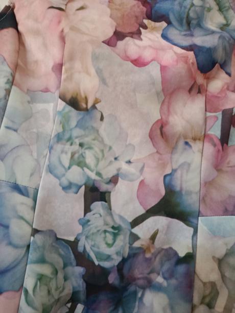 Květované šaty, h&m,s