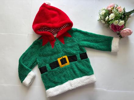 Mikina skřítek vánoční - v.12/18 mes, f&f,86