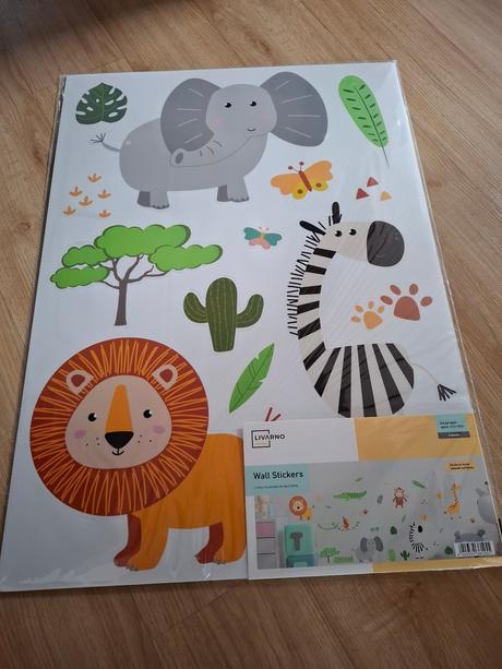 Samolepky na zeď zoo,