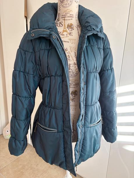 Prosivana bunda petrolejové barvy 36 heine, 36