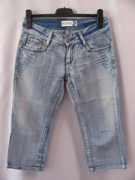 Džínové kalhoty-capri unisex, m