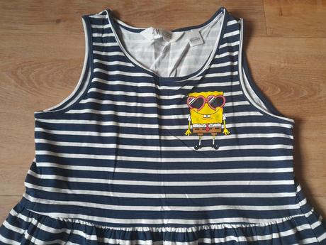 Saty, h&m, spongebob, vel 140, h&m,140