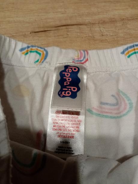 Pyžamové kraťasy peppa pig, 98