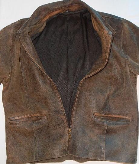 Kožená bunda vel. 42, l