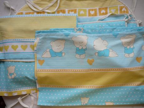 Dětské povlečení a mantinel na postýlku, šířka (cm): 50,délka (cm): 40