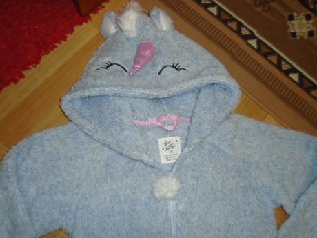 Overal huňatý unicorn 34/36, primark,158 / 164 / 170 / 176