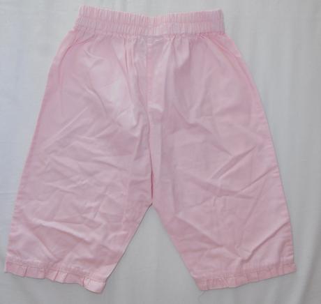 P261. plátěné kalhoty 6-9 měs., 74
