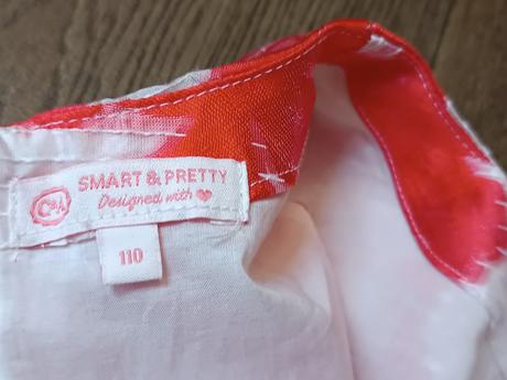 Dívčí letní květované šaty,zn.c&a, vel.110, c&a,104