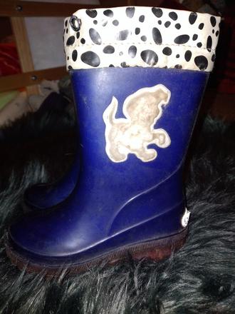 Dětské gumáky pejsek vel. 22, vnit.stélka 14.5 cm, 22