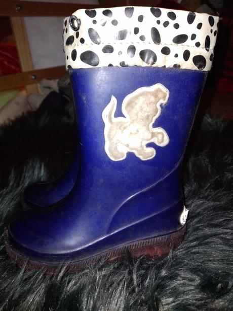 Dětské gumáky pejsek vel. 22, vnit.stélka 14.5 cm, 22