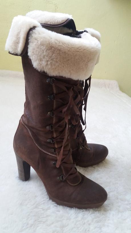 Italské kožené kozačky s kočičkou baťa vel. 40/41, baťa,40