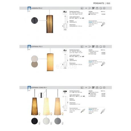 Módní stropní osvětlení, 