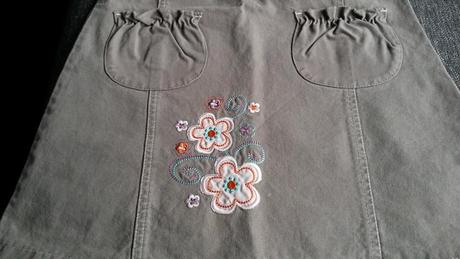 Šatová sukně khaki vel. 110, 110