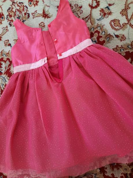 Tylové třpytivé šaty, h&m,98