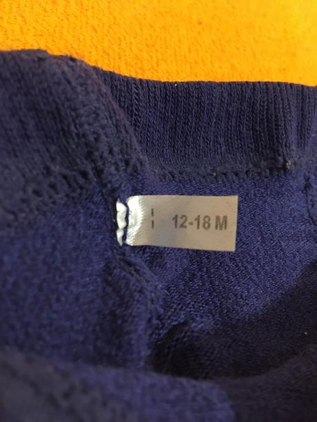 Tmavě modré punčocháče (vel. 80/86), f&f,80