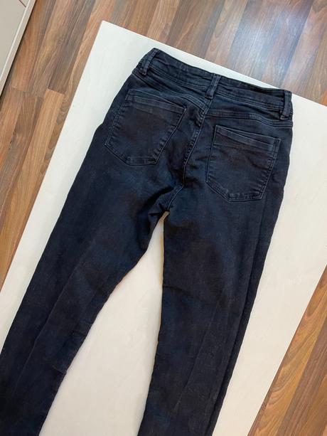Černé slim džíny, vel xs, denim 1982, xs