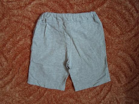 Šedé kraťasy kraťásky šortky, lupilu,116