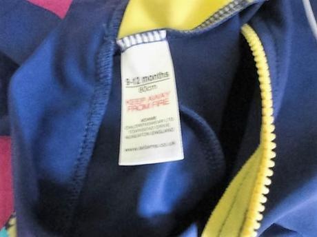 Krásný plavecký overal adams, vel. 9-12 měsíců, adams,80