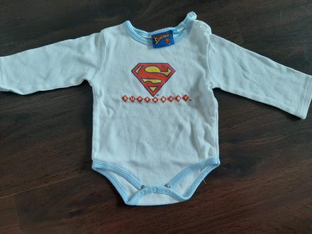 Bílé bodyčko superbaby 74/80, 80