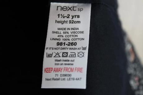 Šaty vel. 18 - 24 m, next,92
