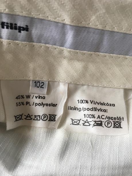 Pánské kalhoty vel. l, pietro filipi,l