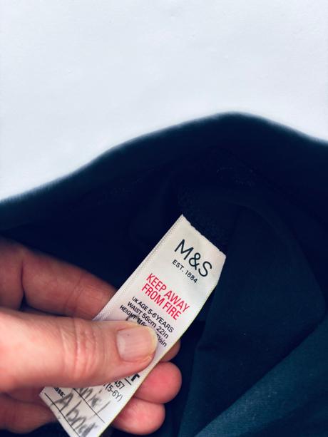 Leginové kraťasy modré - v.5/6 let, marks & spencer,116