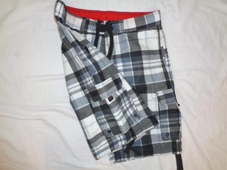 Luxusní kostičkované bermudy-kraťasy, h&m,36 / s