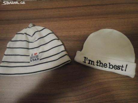 Čepičky pro miminko, h&m,62