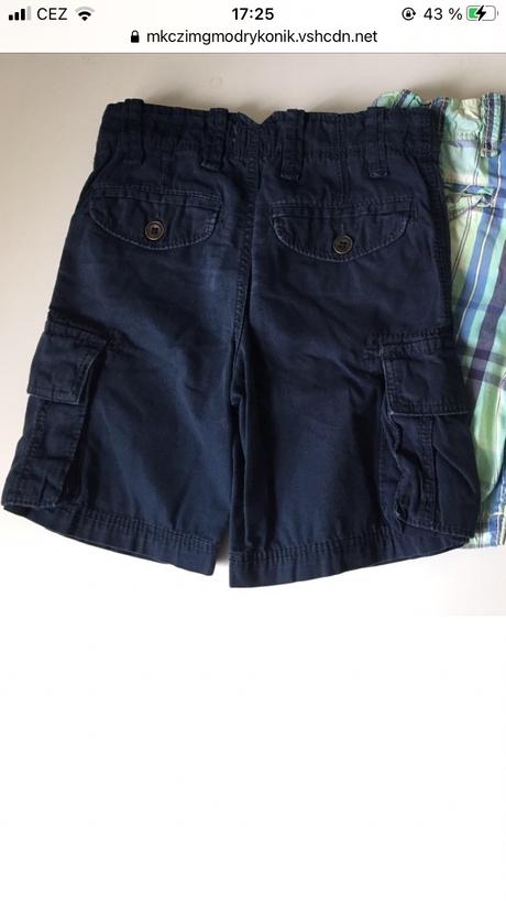 Plátěné kraťasy kapsáče h&m, h&m,98