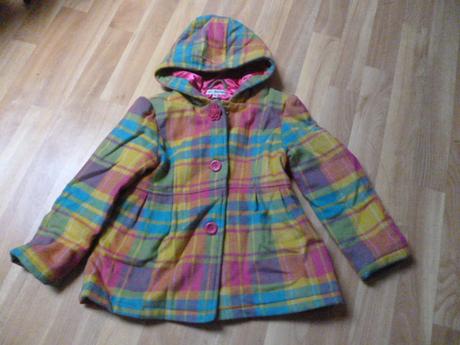 Barevný kabát vel. 6-7, 122